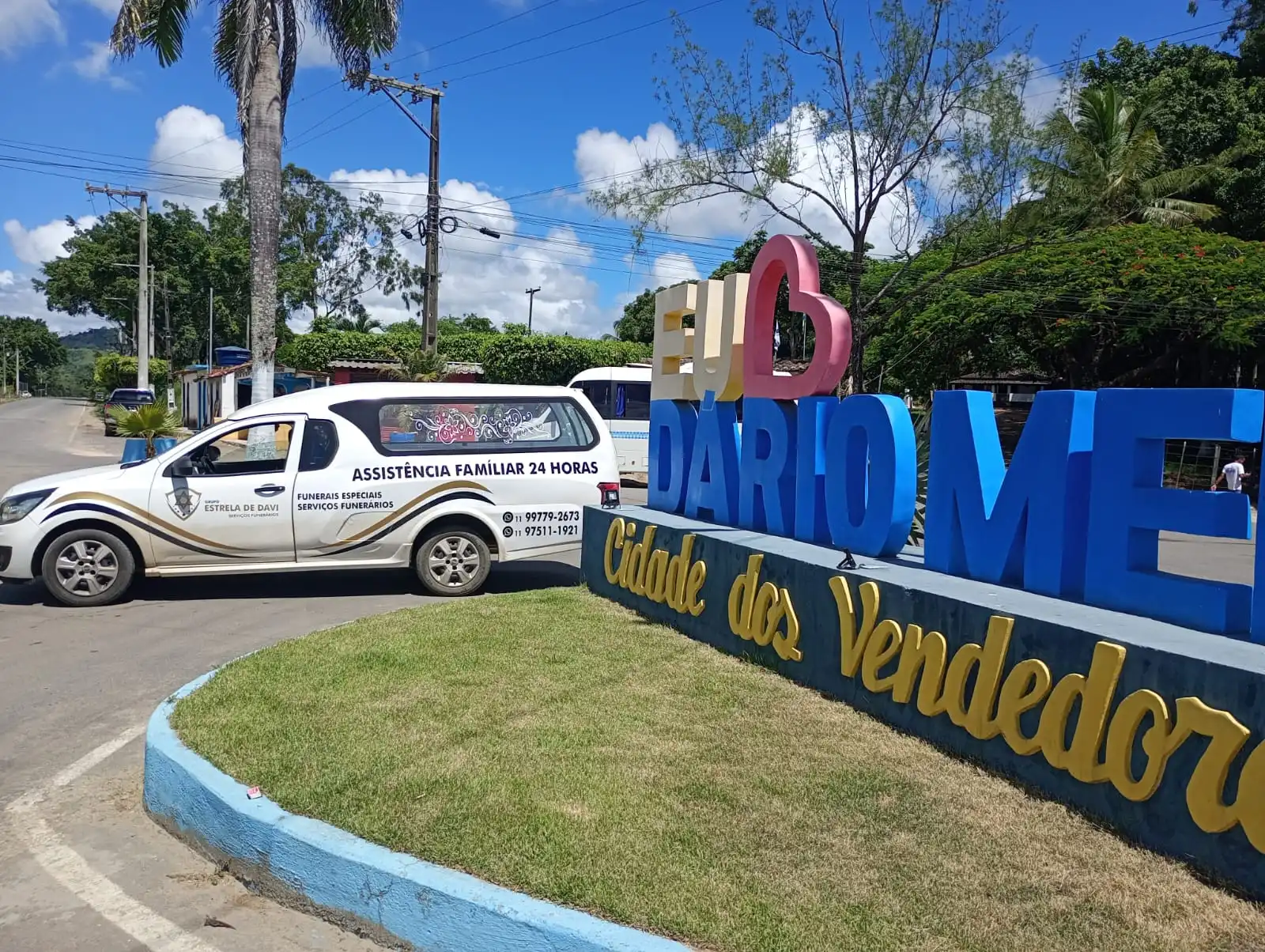 Frente da funerária